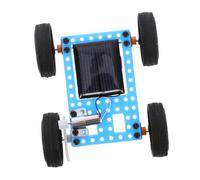 HOOTNEE Solar Vehicle Model Making Kit for Boys and Girls DIY Solar Car Assembly Toy Educational Science Project for Boys and Girls Fun Science Experiment Outdoors