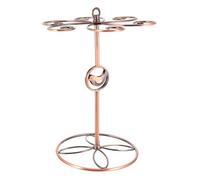 HOOTNEE Stainless Steel Kitchen Storage Holder Upside Down Cup Holder Drying Stemware Stable Round Base for Wine Glasses Rack 1 Piece