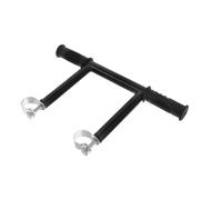 HOOTNEE Stainless Steel Pushchair Handle Extender for Stroller, Universal Stroller Handlebar Attachment with Raised Grip, Compatible with Buggy for Comfortable Travel and Pushing