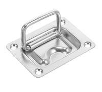 HOOTNEE Stainless Steel Recessed Boat Hatch Pull Handle for Yacht Cabin | Silver Finish, High Reliability and Anti Rust, Portable Lightweight Grip for Cruise Ships and Fishing Boats Random Style