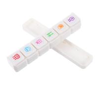 HOOTNEE Stamp Set Decorative Pattern Stamps 3D Cartoon Style Abs Plastic for Decorating Handbook Letter DIY Stationery