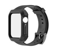 HOOTNEE Sturdy Tpu Watch Band for Smartwatch, Adjustable and Friendly the Wrist, Stylish Black Replacement Strap Suitable for Work and Party Use