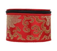 HOOTNEE Supple Cotton Cloth Buddhist Sound Bowl Bag with Luxury Delicate Design to Protect the Bowl Carrying Case for Meditation and Storage Random Color