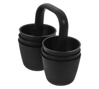 HOOTNEE Swim Nose Plug, Reusable Swimming Nose Plugs, Nose Plugs for Swimmers, Black Silicone, Adults, 12mm-14mm, Prevents Nasal Irritation, Pool and Open Water