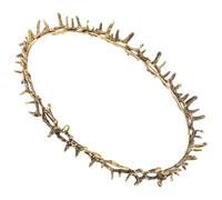 HOOTNEE Thorn Party Crown Headband for Women Gold Medieval Headpiece Birthday Costume Accessory Renaissance Fair Goddess King Cosplay Hair Ornament