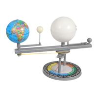 HOOTNEE Three-sphere Astronomy Educational Instrument Solar System Model Kit for Students DIY Sun Earth Moon Orbital Planetarium Science Teaching Tool for Celestial Mechanics and Seasonal