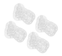 HOOTNEE Transparent Fruit Mold 4Pcs Buddha Shape Strawberry Shaping Mold for Vegetables and Fruit DIY Compact Rain-Resistant PP