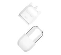 HOOTNEE Unicorn Mini Silicone Face Ice Roller, White Facial Massager for Skin Care, Portable Cooling Tool for Face Massage and Puffiness Relief