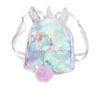 HOOTNEE Unicorn Sequin Backpack for Preschoolers, Light Travel | Polyester and PU Finish, Wipe-clean Surface, Roomy Storage for Water Bottle, Umbrella, Camping Day Trips