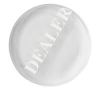 HOOTNEE Wear Resistant Crystal Dealer Button Poker Game Accessory for Tournaments Card Clubs Essential Professional Poker Button