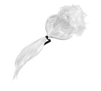 HOOTNEE White Curly Lawyer Wig for Boy Girl Cosplay Judge Costume Accessory for Stage and Fancy Dress Parties Comfortable Fit Easy to Wear
