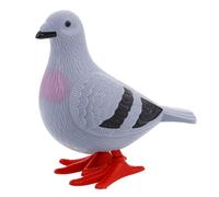 HOOTNEE Wind Up Pigeon Adorable Gray Dove Simulation for Battery Action Promotes Skill Development and Hand Eye Coordination for Playtime Fun