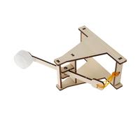 HOOTNEE Wood Catapult Building Kit Stem Educational for DIY Wooden Trebuchet Creative Problem Solving and Mechanics Learning Interactive Launcher for Boys