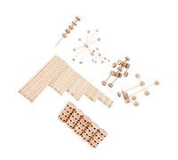 HOOTNEE Wooden Building Blocks Toys for Boys and Girls Educational Playthings Stacking Toys for Boys for Year Old Girls