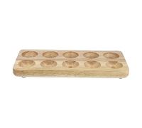 HOOTNEE Wooden Egg Tray for Kitchen Countertop Storage and Organization Practical Egg Holder Made of Material