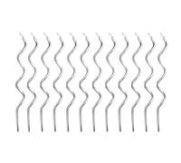 Hootyballoo 12 Pack Silver Curly Candles Birthday Celebration Partyware HBMM1103
