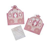Hootyballoo 4 Pack Personalised Princess Carriage Party Bags Gift Bag Partyware HBLP113