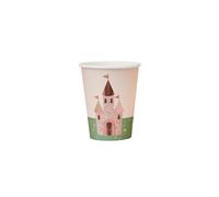 Hootyballoo 8 Pack Princess Castle Paper Cups Children's Partyware HBLP110