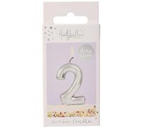 Hootyballoo Silver 2 Birthday Candle
