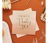 Hootyballoo Thirty Paper Napkins 165x165mm 16/Pack