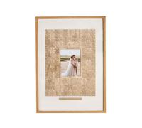 Hootyballoo Wooden Jigsaw Guest Book with Display Box, 96 Puzzle Pieces, 48 x 39 cm Finished Size, Wedding Guest Book Alternative with Photo Space
