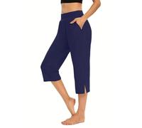 HOOUDO Butt Lifting Leggings Summer Lightweight Yoga Pants Stretchy High Waist Cropped Trousers Ladies Wide Leg Joggers Lounge Shorts Buy Again My Orders