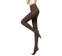 HOOUDO Cheap Stuff Under 1 Pound Fleece Lined Tights for Women UK Winter Thermal Pantyhose Tights Stretch Thick Leggings Ladies Soft Comfortable Warm Stocking Save 5 Percent Off 4 Items
