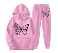 HOOUDO Ladies Lounge Set Casual 2Pcs Outfit T-Shirt Solid Cotton Linen Tops and Pants Tracksuits Cotton Pjs Sets Plus Size Activewear Comfy Jogging Suits Next Day Delivery Flowers