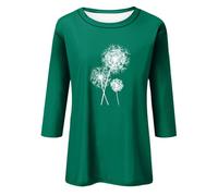HOOUDO Ladies T Shirts Size 20/22 Smart Casual Tops Women Ladies Black Long Sleeve Chiffon Blouse Sale Clearance Holiday Essentials for Women UK Today's Deals for Women