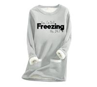 HOOUDO Next Clothing for Women Sweatshirts for Women UK Fleece Lined Thick Jumper Tops Plush Warm Sweaters Long Sleeve Crewneck Winter Blouses Shirt Soft Sherpa Pullover Underwear Warehouse