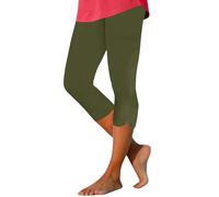 HOOUDO Running Leggings Men Three Quarter Tummy Control Capri Pants with Pockets Slim Fit Stretchy Crop Trousers Joggers Activewear Lounge Shorts Jeans My Orders