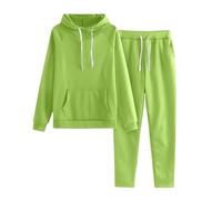 HOOUDO Tracksuit Full Sets for Women UK 2 Piece Hoodie and Sweatpants Jogger Set Ladies Y2k Lounge Wear Co Ord Sets Workout Gym Activewear Outfits
