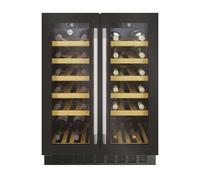 Hoover 38 Bottle Capacity Dual Zone 60cm Freestanding Wine Cooler - Black