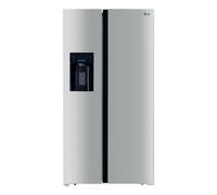Hoover HOSS3T918EIXK side-by-side refrigerator Freestanding 556 L E Silver