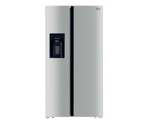 Hoover 556 Litre Side-by-Side American Fridge Freezer - Inox HOSS3T918EIXK