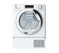 Hoover BATD H7A2TCE-80 tumble dryer Built-in Front-load 7 kg A++ Chrome, White