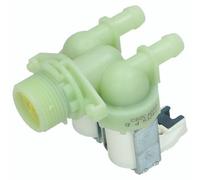 Hoover Cold Water Double Solenoid Inlet Valve : 180Deg. With Bore: 11.5 Bore Outlets & Protected (Push) Connectors