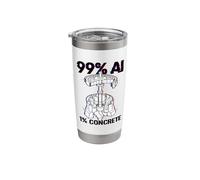 Hoover Dam Civil Engineer Funny AI Glitch Stainless Steel Insulated Tumbler