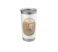 Hoover Dam Cottagecore Ram Naturecore Floral Stainless Steel Insulated Tumbler