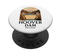 Hoover Dam Nevada Arizona Colorado River Landmark Vegas 702 PopSockets Adhesive PopGrip