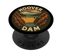 Hoover Dam Nevada Arizona Colorado River Landmark Vegas 702 PopSockets Adhesive PopGrip