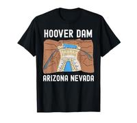 Hoover Dam Nevada Arizona Road Trip Sightseeing T-Shirt