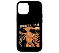 Hoover Dam Retro Desert Canyon Landmark Travel Souvenir Case for iPhone 12/12 Pro