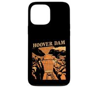 Hoover Dam Retro Desert Canyon Landmark Travel Souvenir Case for iPhone 13 Pro Max