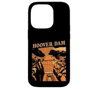 Hoover Dam Retro Desert Canyon Landmark Travel Souvenir Case for iPhone 14 Pro