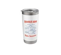 Hoover Dam Session Camera Nevada Tourist Photo Pun Stainless Steel Insulated Tumbler