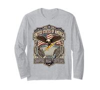 Hoover Dam Tourist Patriotic Eagle Emblem Long Sleeve T-Shirt