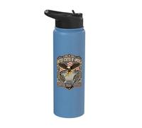 Hoover Dam Tourist Patriotic Eagle Emblem Stainless Steel Insulated Water Bottle