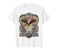 Hoover Dam Tourist Patriotic Eagle Emblem T-Shirt