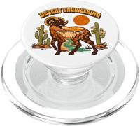 Hoover Dam Traveler Retro Bighorn Sheep Sunset PopSockets PopGrip for MagSafe